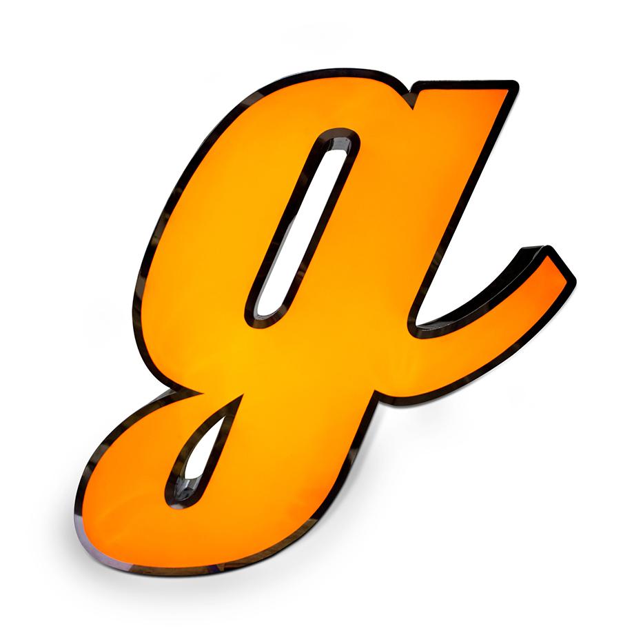 Lettera Luminosa Glowing G