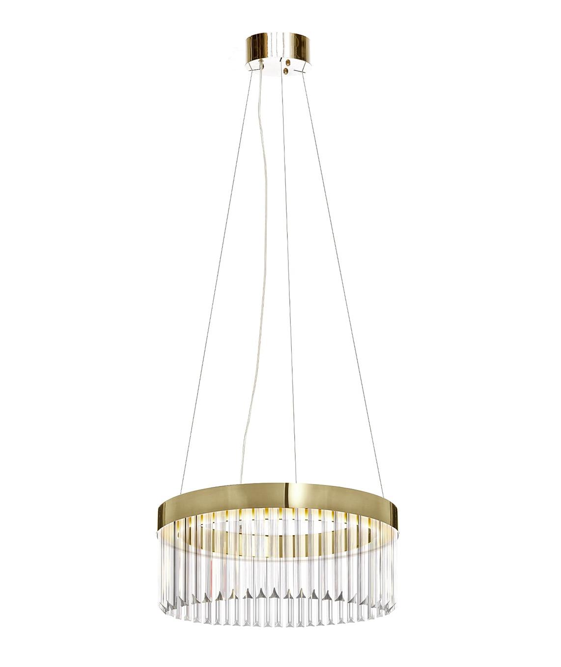 Lampadario ad Anello Piccolo Dorato