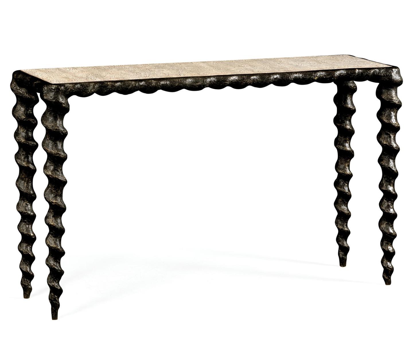 Tavolo console Karinta White Oyster