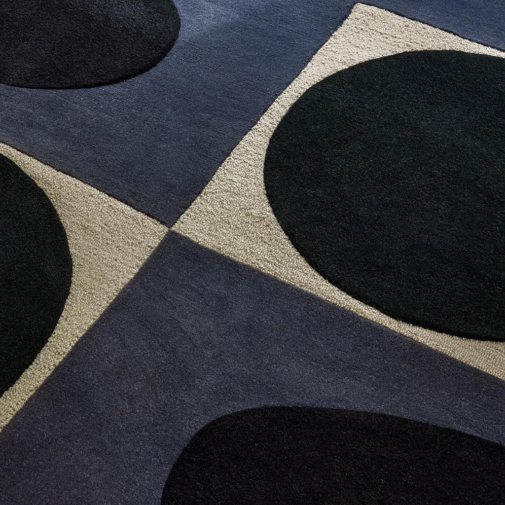 Spot Square Blue/Navy Tappeto