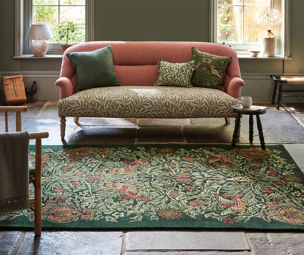 Tappeto Bird Tump Verde | Misura: 250 x 350 cm
