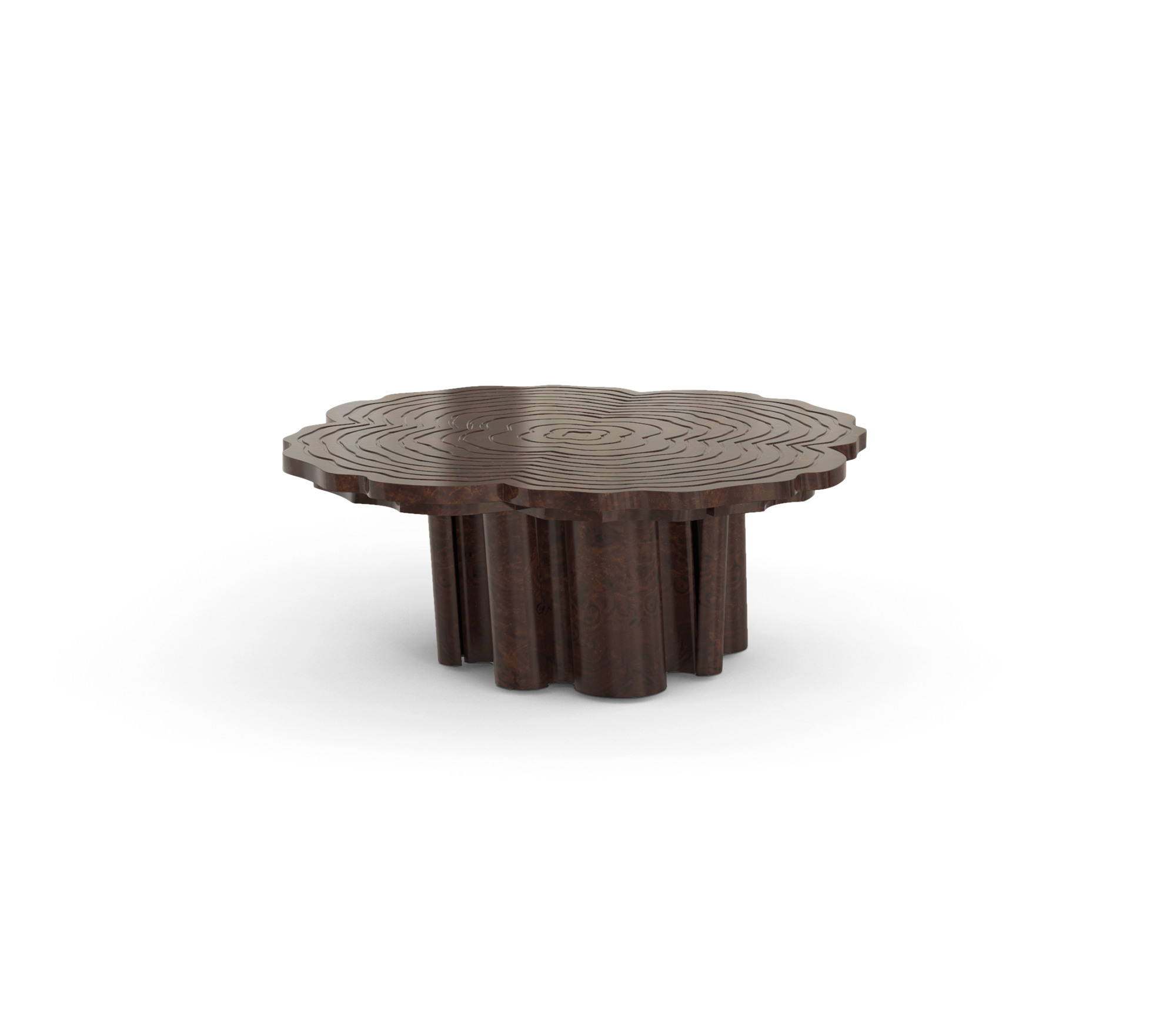 Set Tavolini da Caffè Fortuna Noce (3 Pezzi)