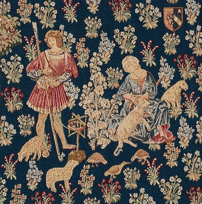 Arazzo Lavoro di Lana senza Bordo | Misura: 50 x 67 cm