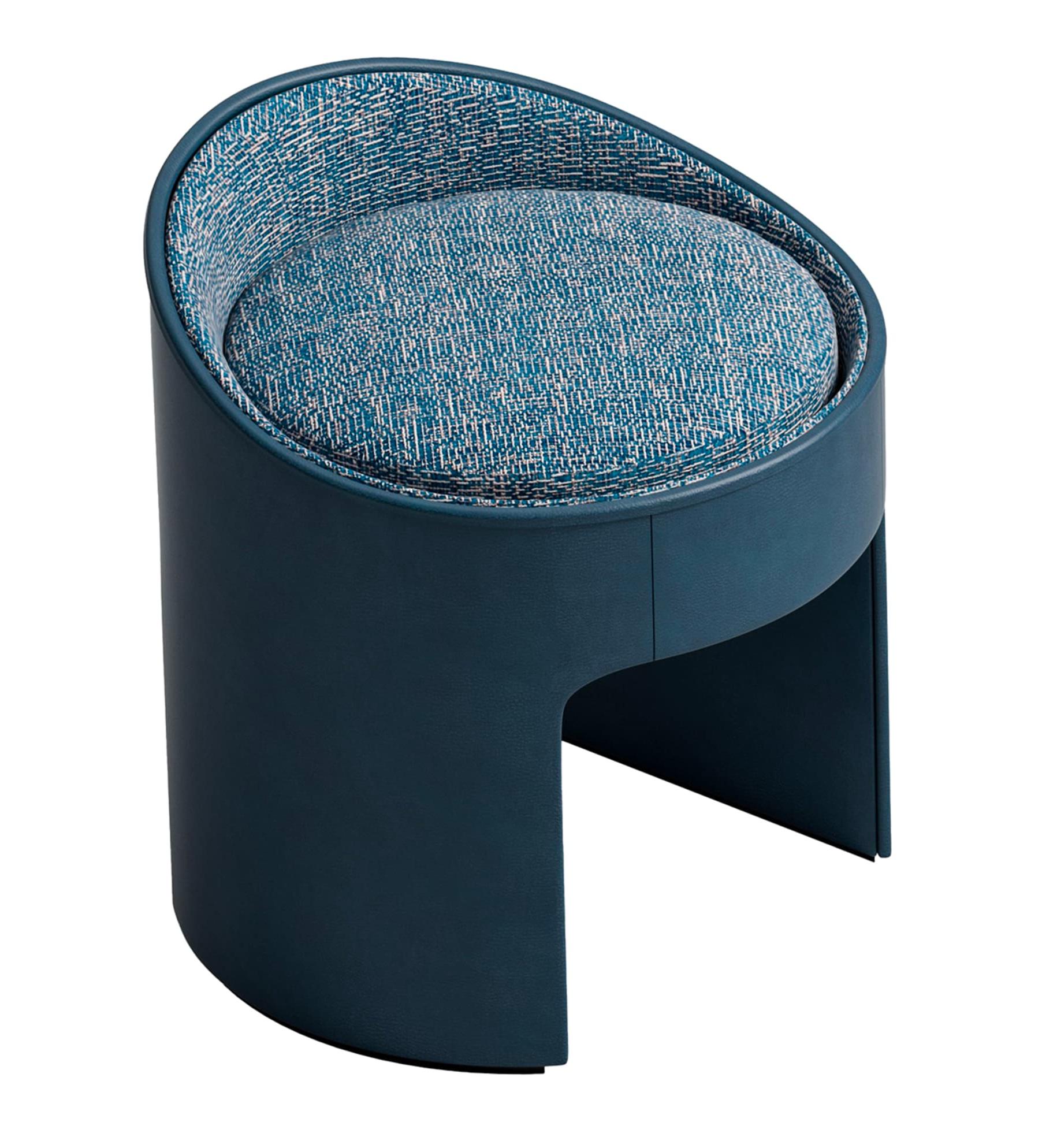 Pouf in Pelle Zoe