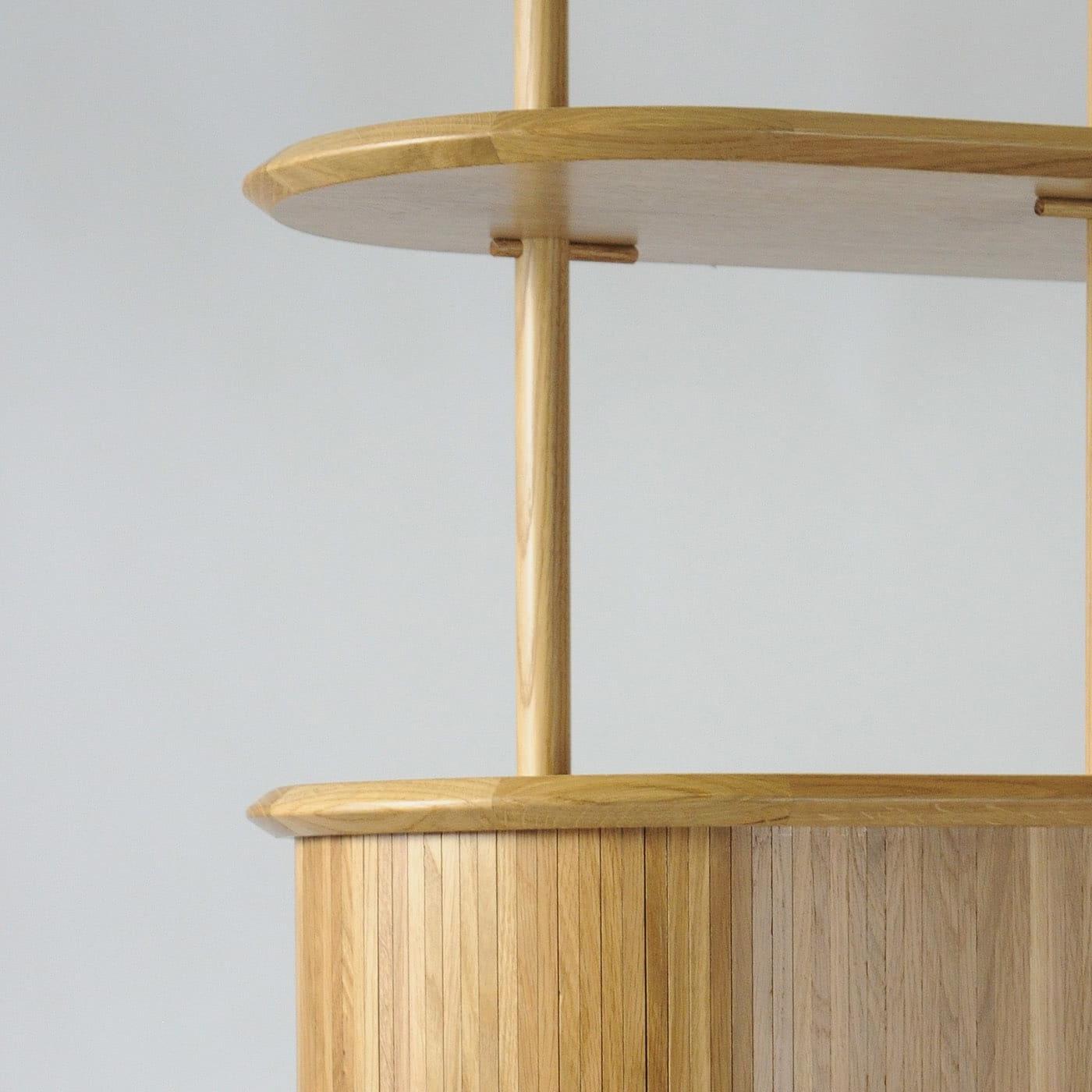Libreria Modulare Moderna in Rovere