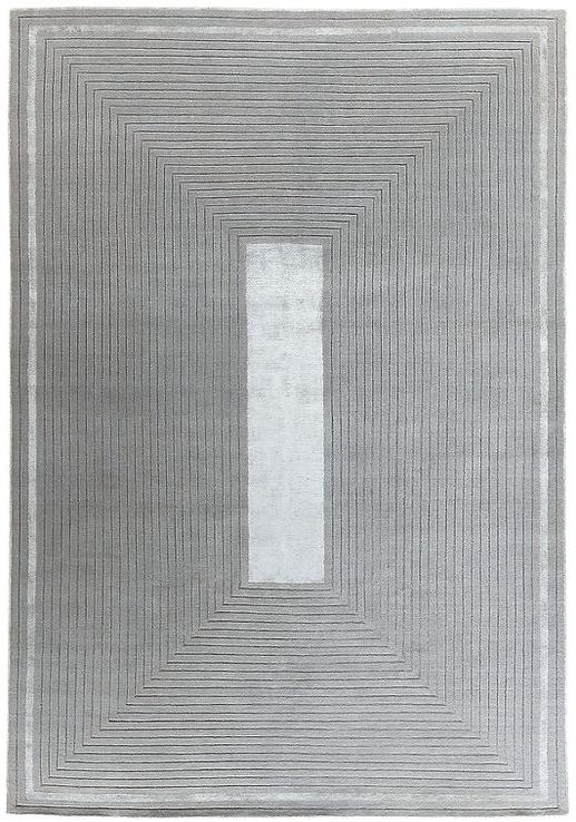 Tappeto Grigio Cornice