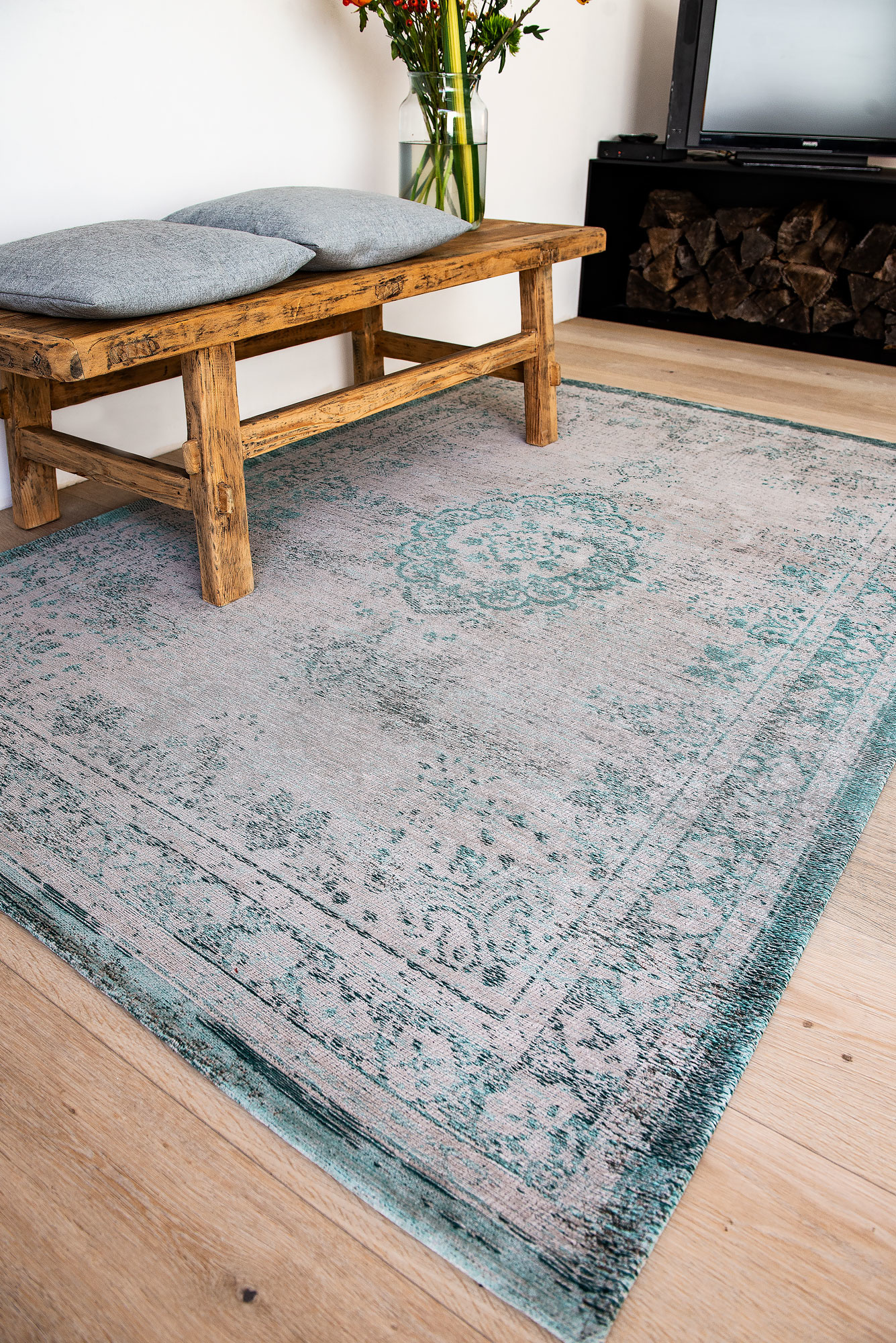 Tappeto Stile Vintage Giada Ostrica 8259