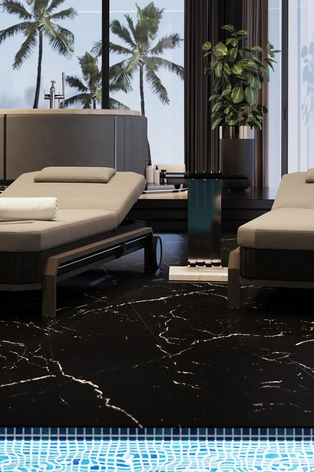 Tavolino Laterale Whirlwind Grey - 3