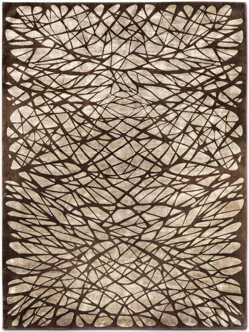 Tappeto Annodato Dresden Marrone | Misura: 305 x 427 cm