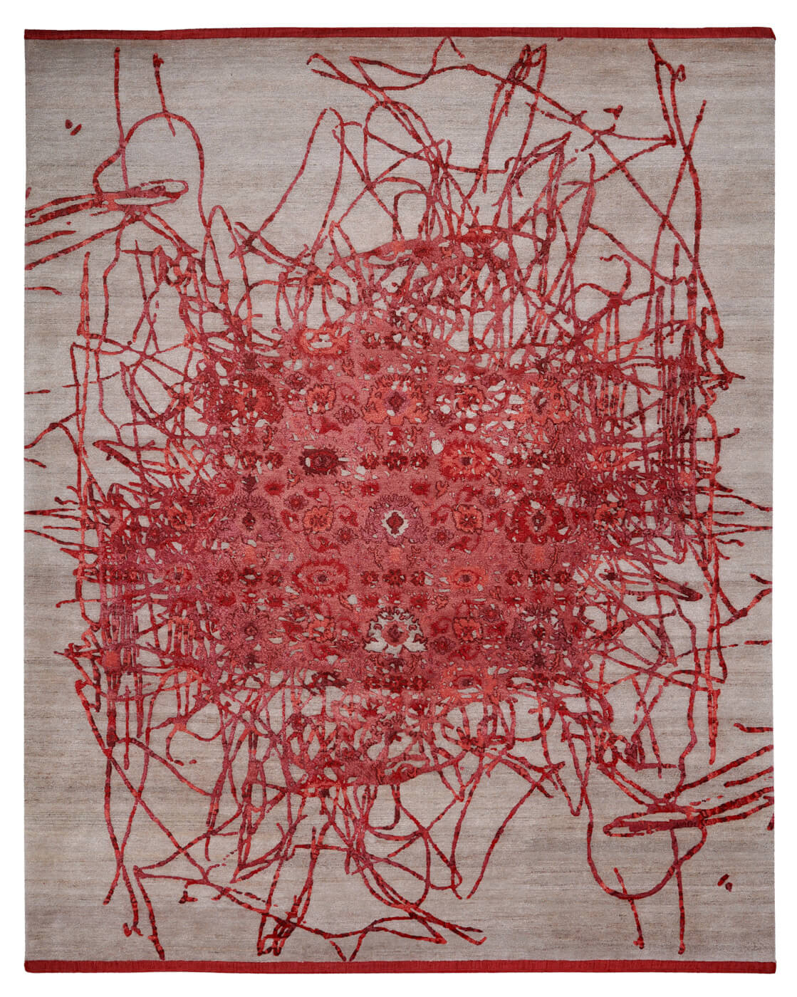 Tappeto Bidjar Muted 2 Rosso