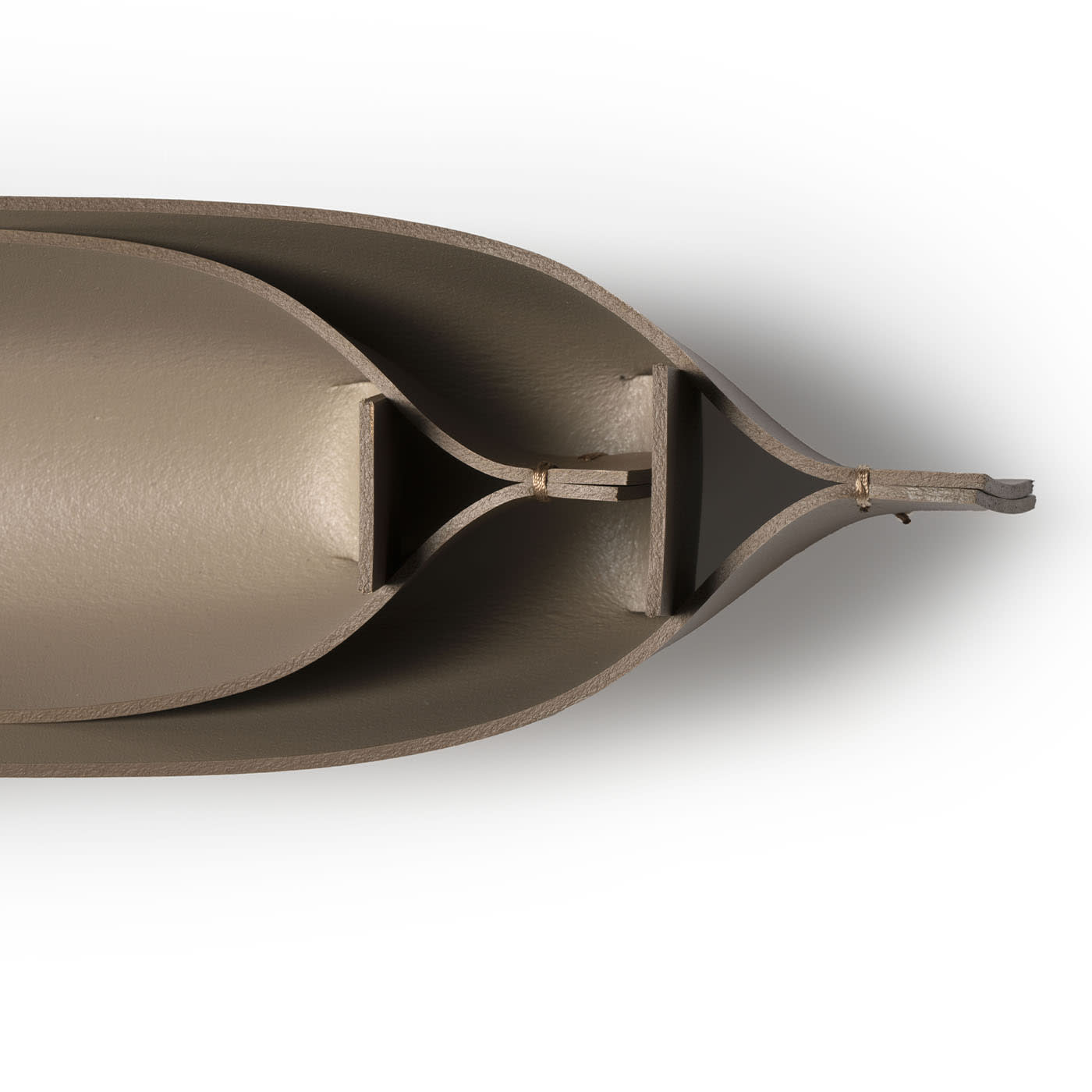 Scatola da Scrivania in Pelle Canoe