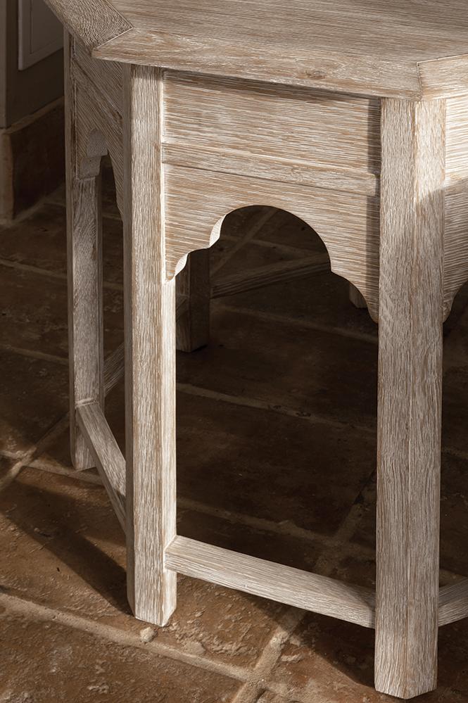 Tavolino laterale Tanjina Venetian White Oak