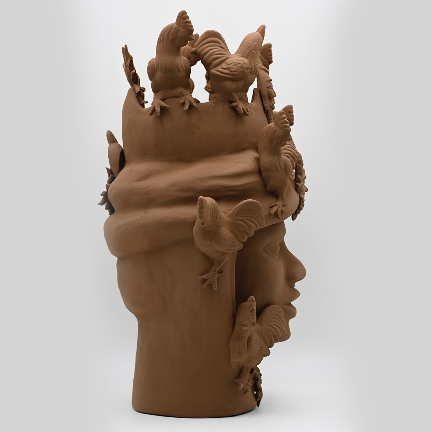 Testa di Moro Raffinata Scultura