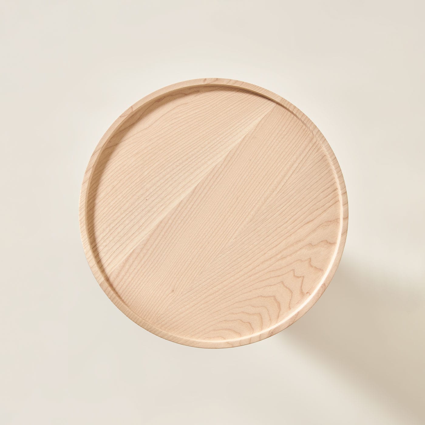 Tavolino da Caffè Frassino Naturale Capitello | Dimensioni: Ø 55 cm