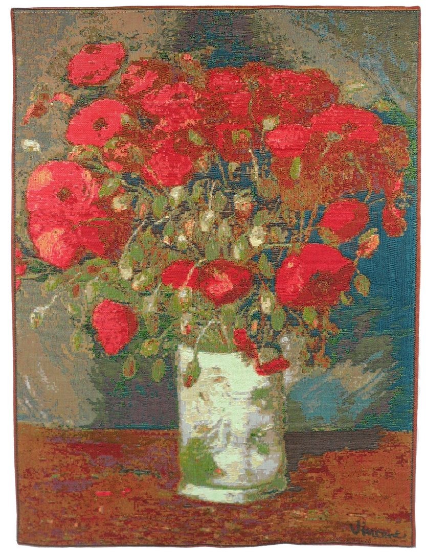 Arazzo Vaso con Papaveri di Van Gogh
