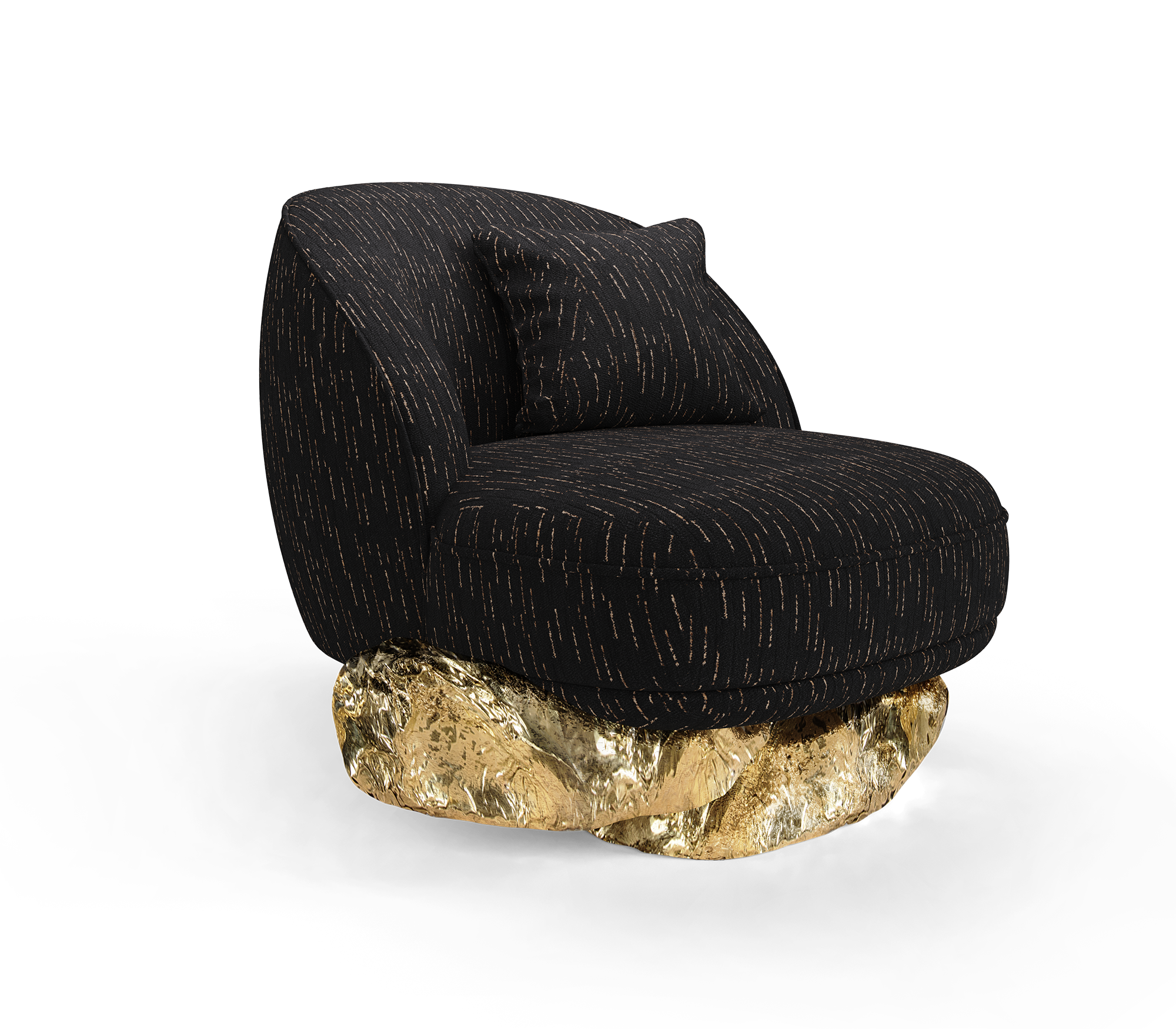 Poltrona Angora Nera