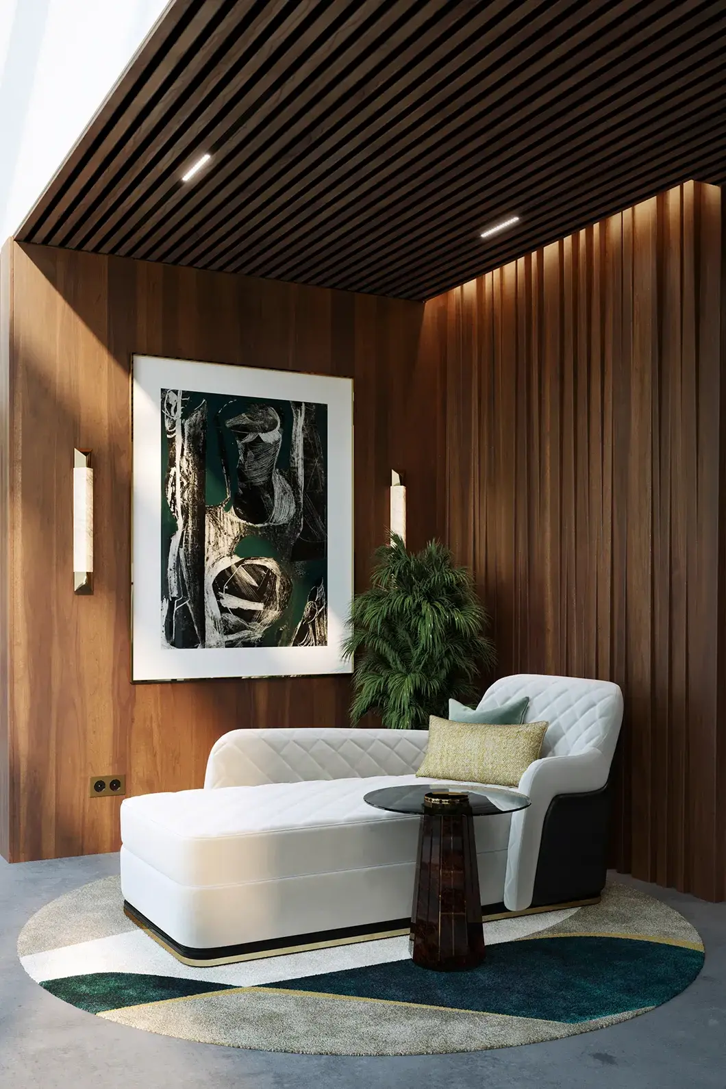 Tavolino Laterale Nero Radiance II - 1