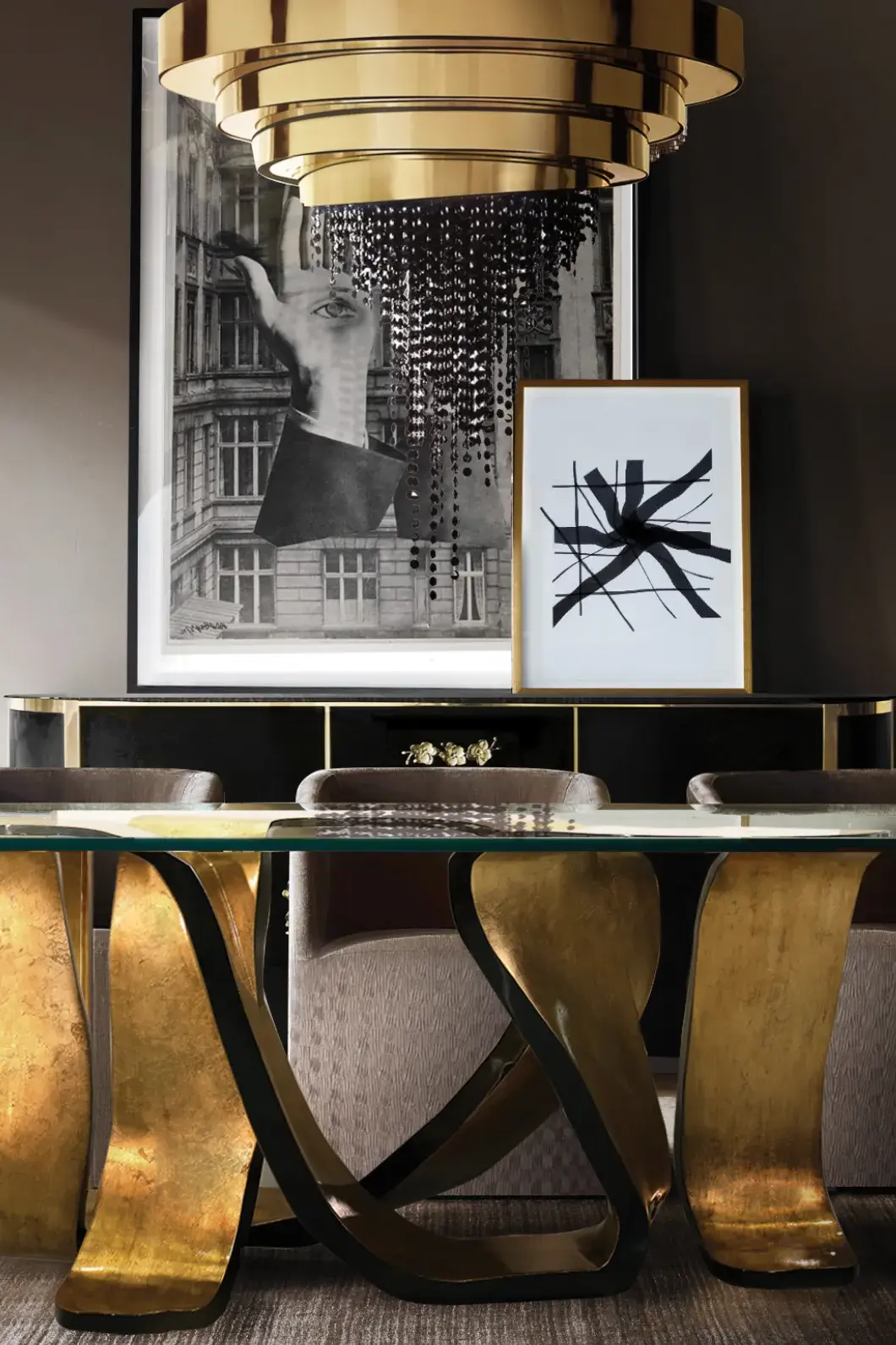 Lampadario Art Deco - 5