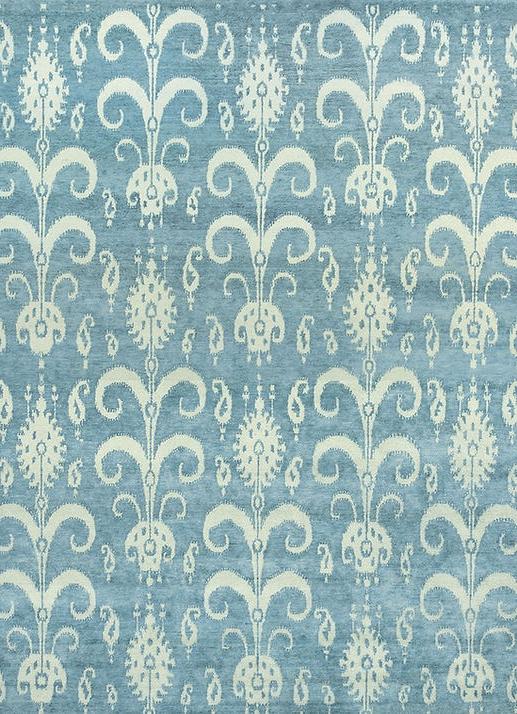 Tappeto Ikat Blu 3