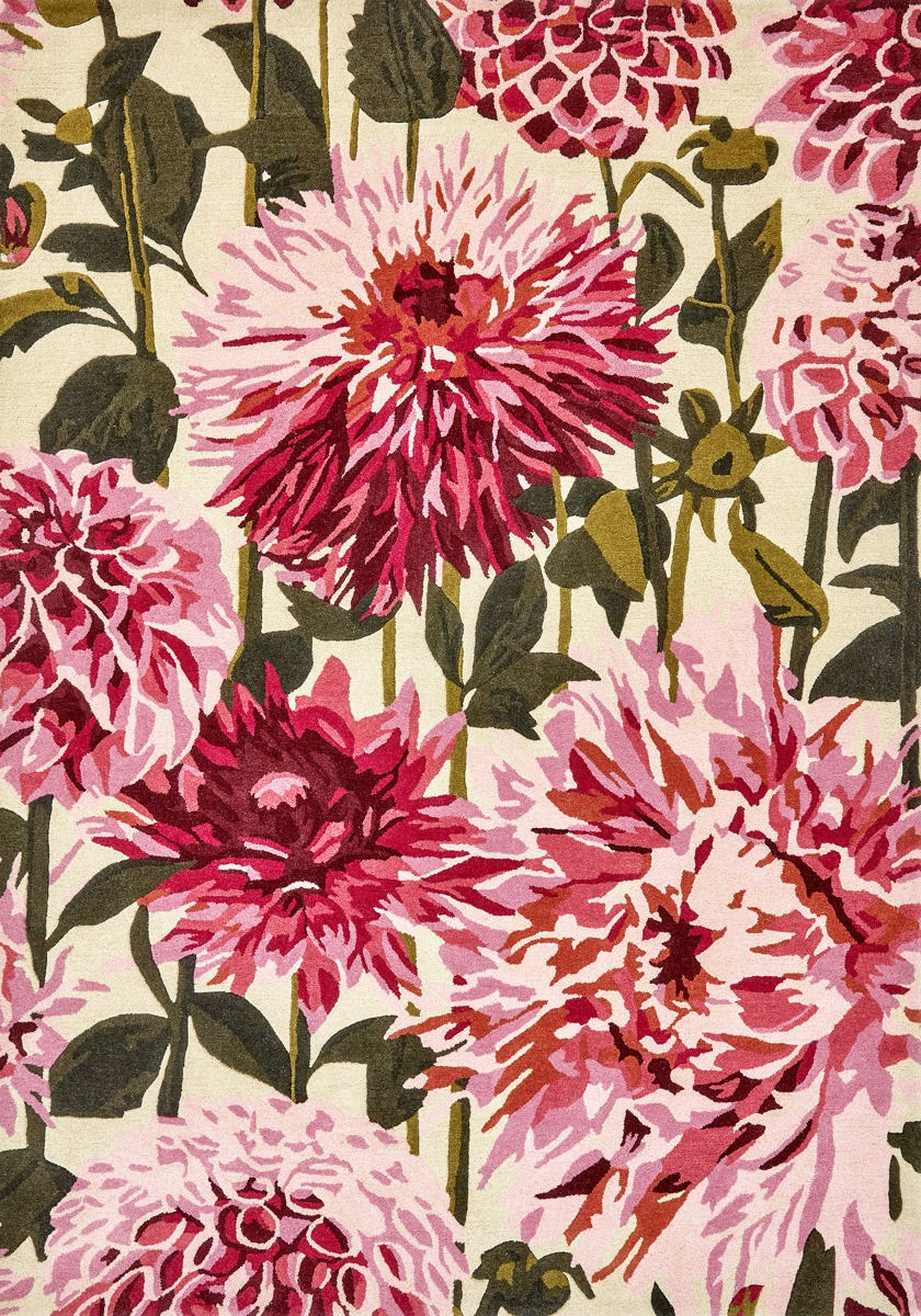 Tappeto Dahlia Fuchsia/Palm