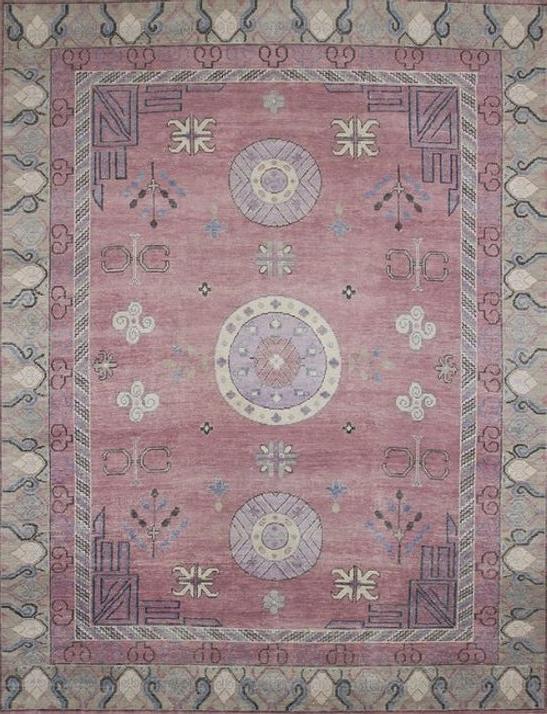 Tappeto Khotan Viola