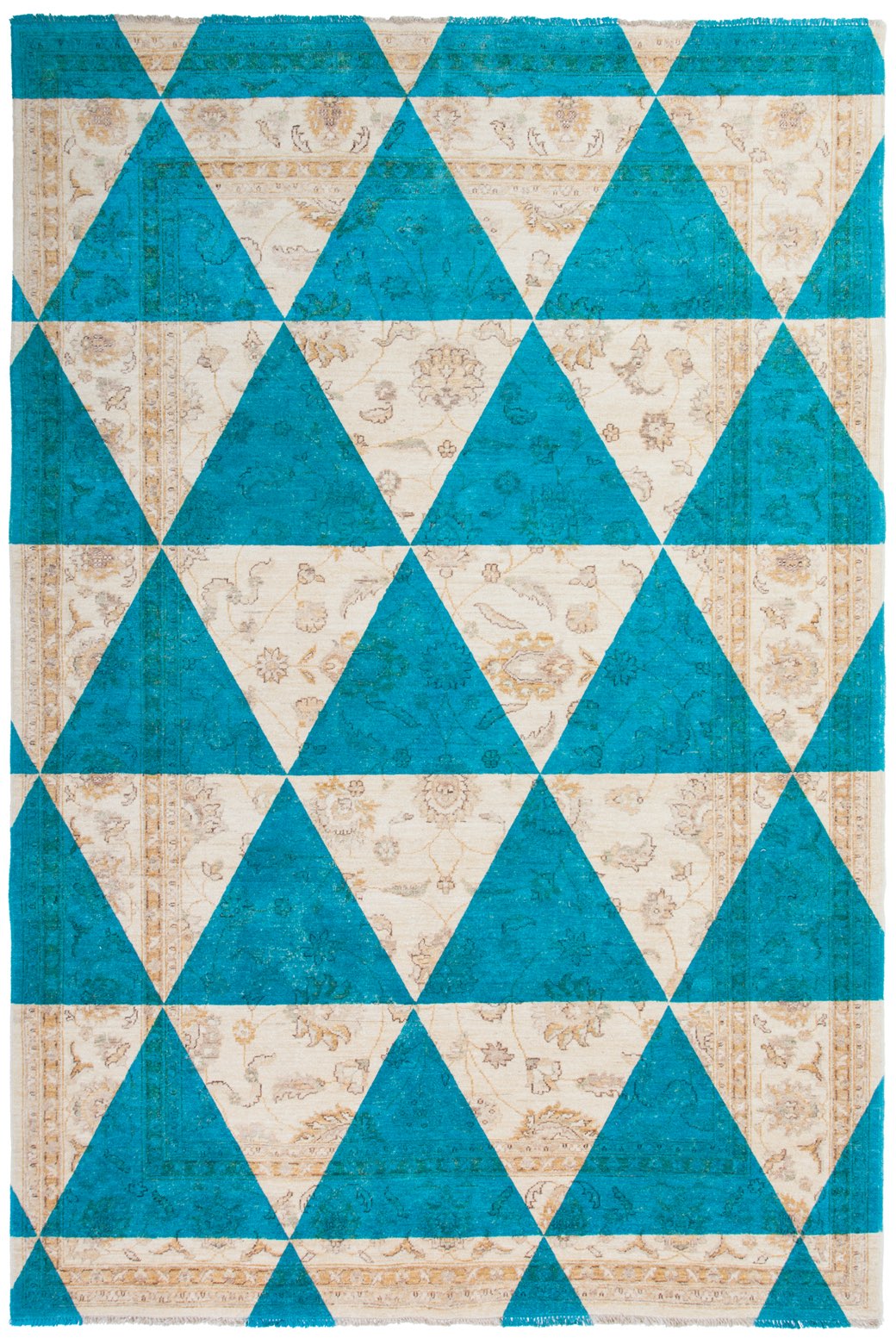 Tappeto Double Layer Blu