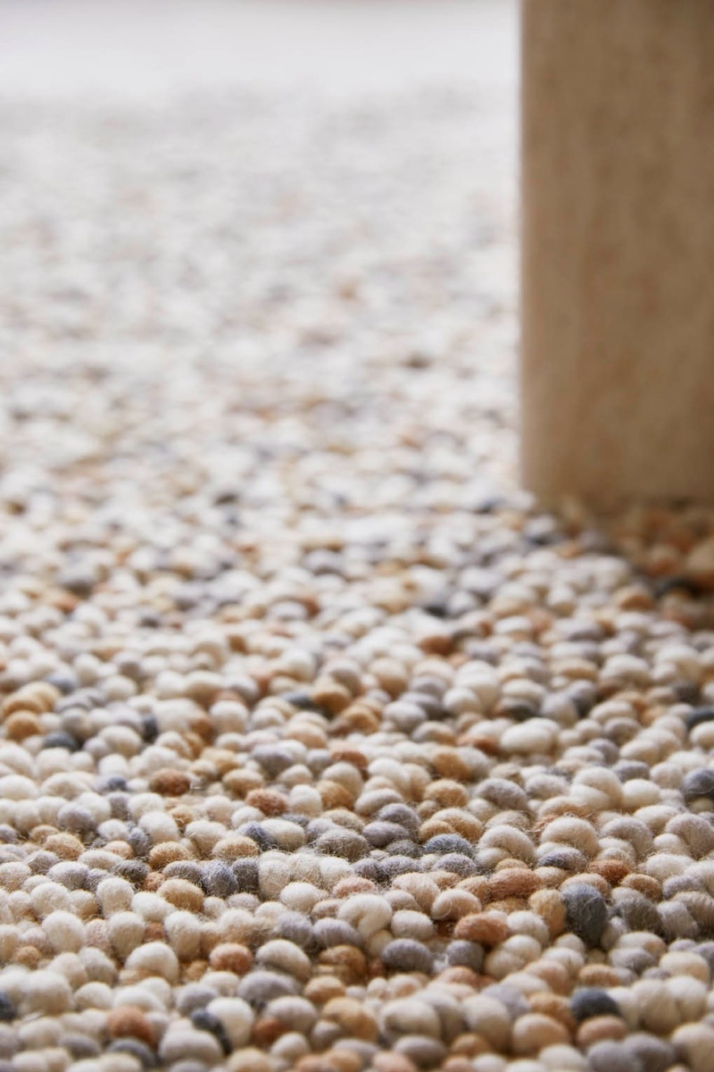 Tappeto Spiaggia Ciottoli Beige 129801