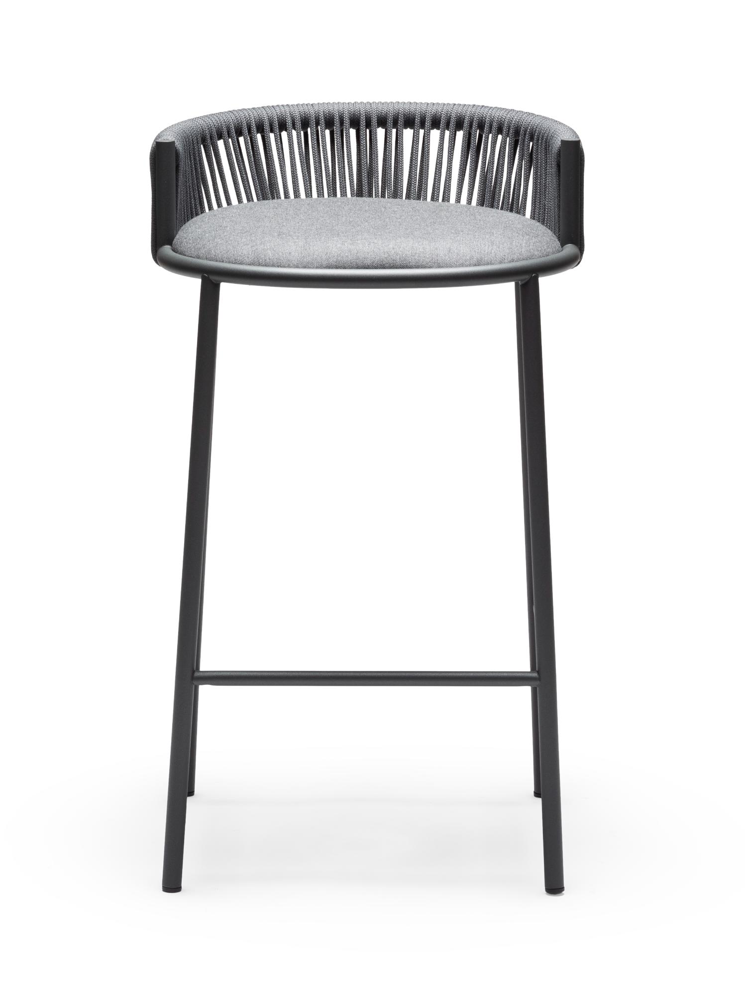 Sgabello da Bar da Esterno Millie SG-65 Grigio