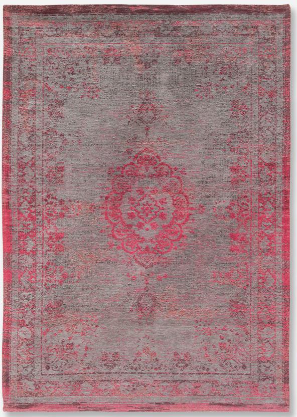 Tappeto Stile Vintage Lampo Rosa 8261