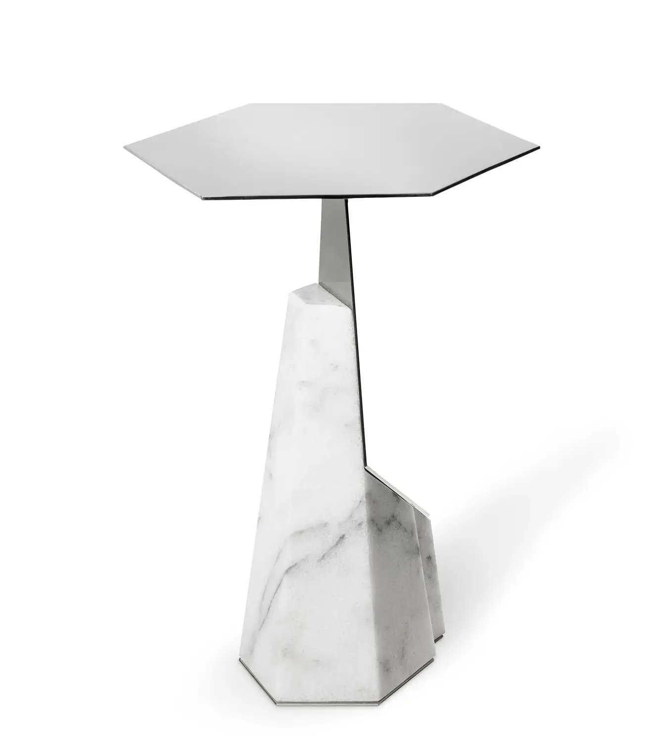 Tavolino Laterale Halo Grey