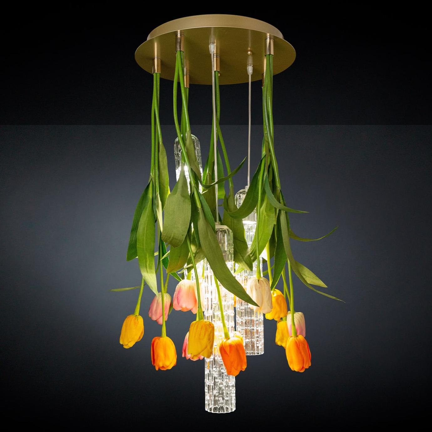 Lampadario Piccolo Rotondo Tulip