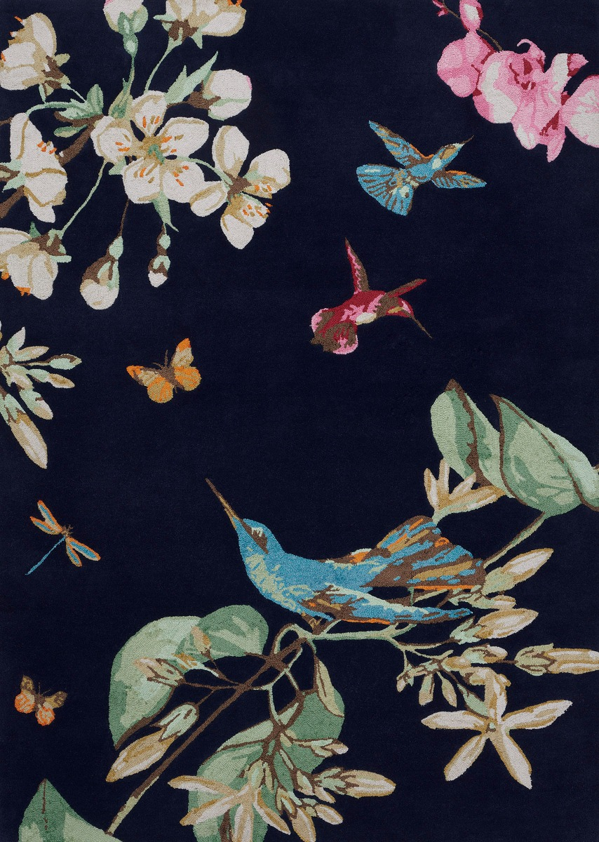 Tappeto Hummingbird Navy | Misura: 170 x 240 cm