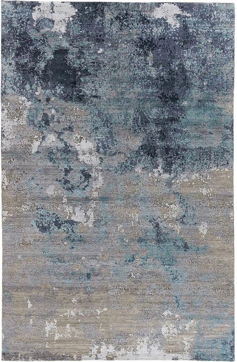 Tappeto Astratto Blu 2