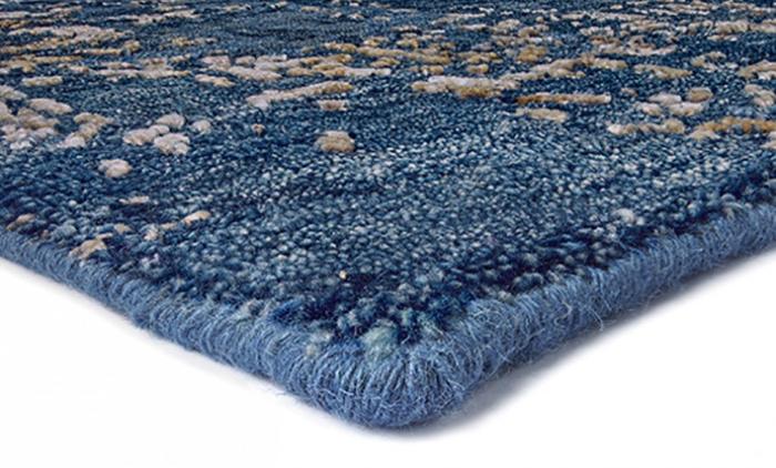 Tappeto Astratto Blu/Oro | Misura: 170 x 240 cm