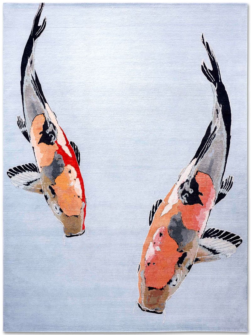 Tappeto Lusso Fish Arancio