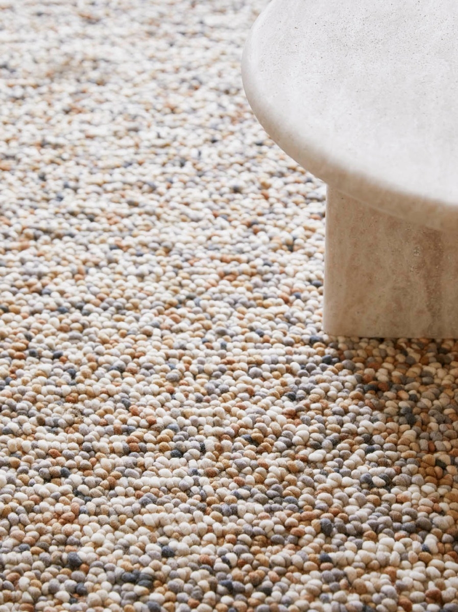 Tappeto Spiaggia Ciottoli Beige 129801
