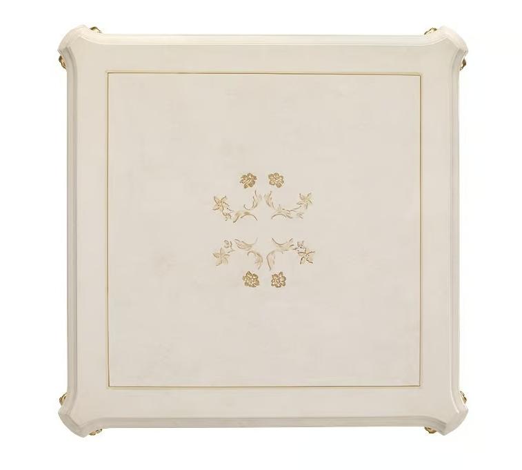 Tavolino Italiano Avorio / Oro