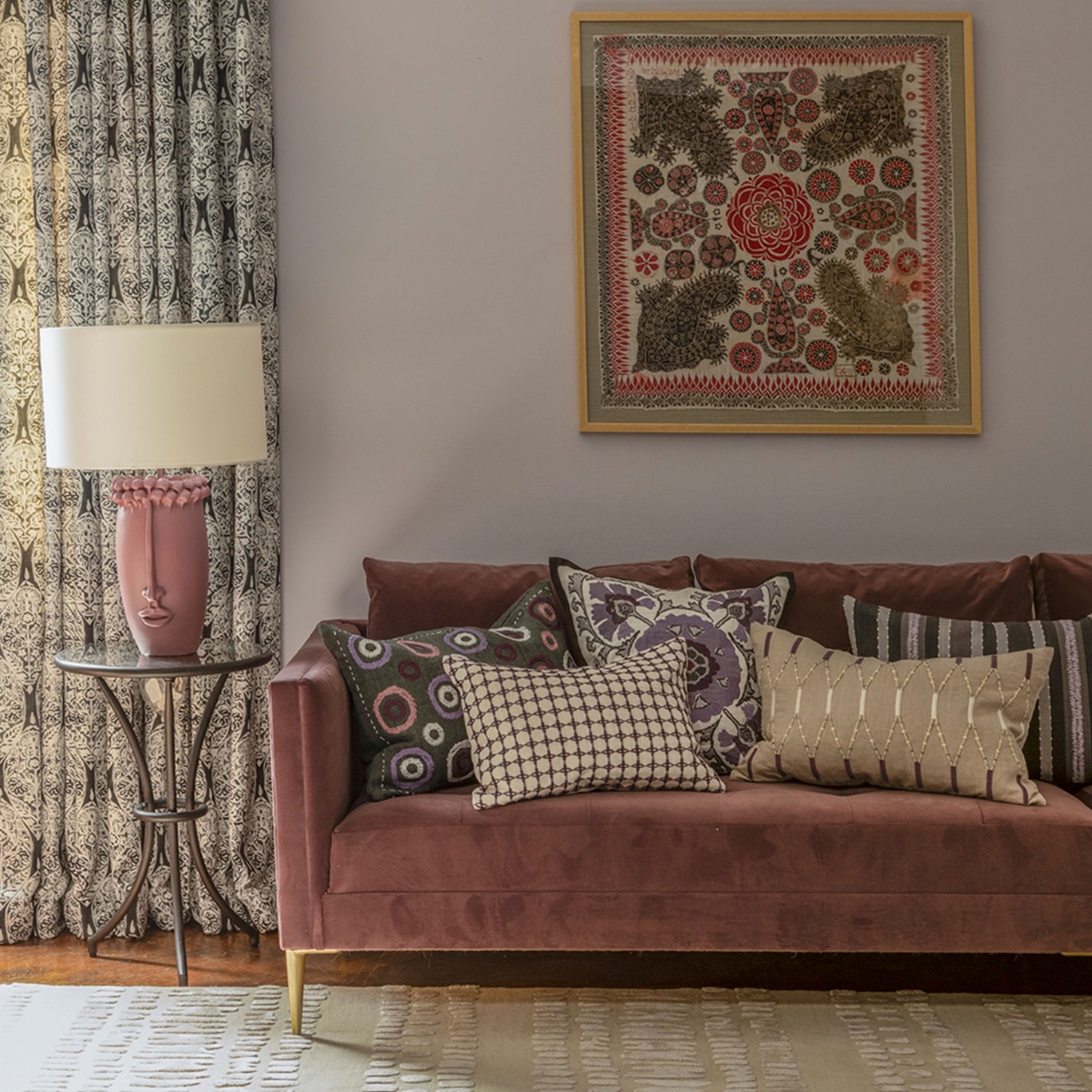 Cuscino Lima Heather 60 × 40
