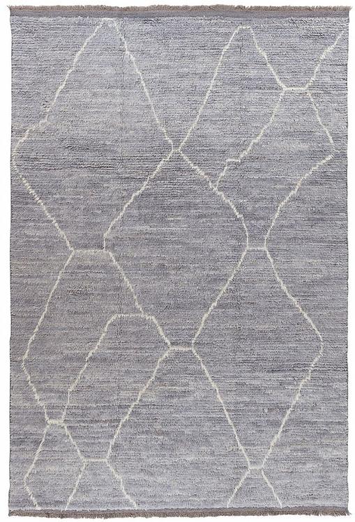 Tappeto Berbero Grigio Alto