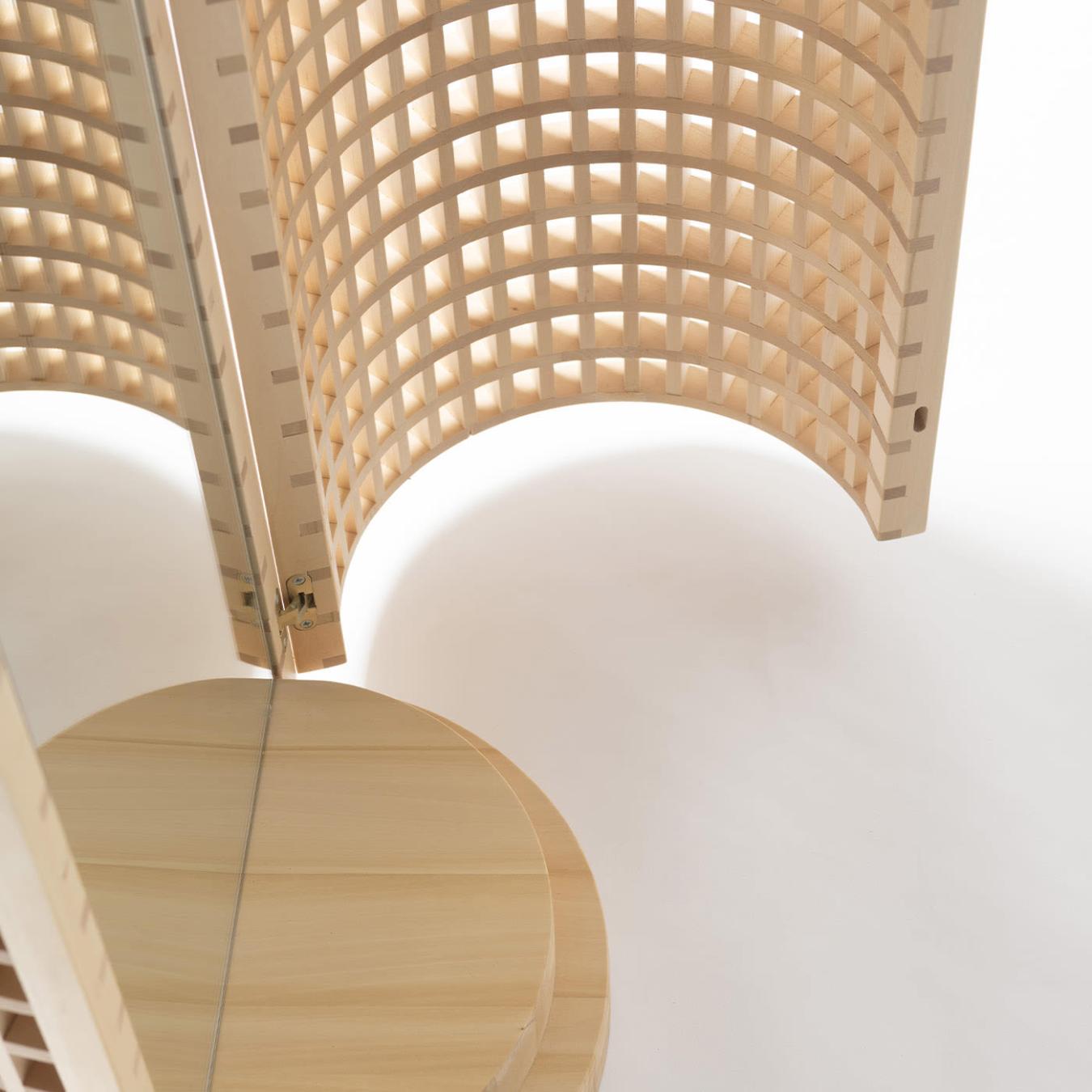 Specchio da Terra Artigiano in Legno