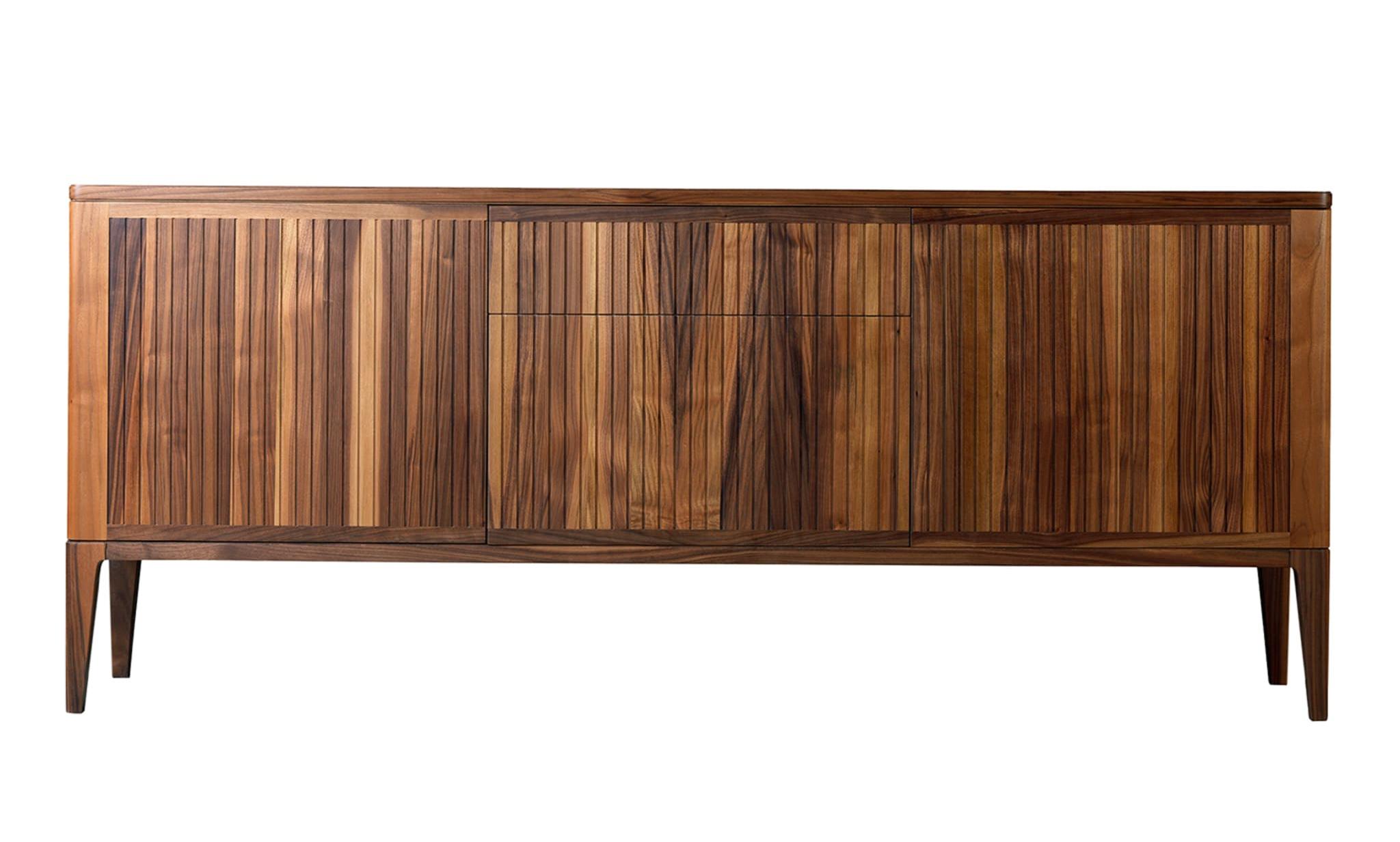 Credenza 3 Ante Marrone Eleva