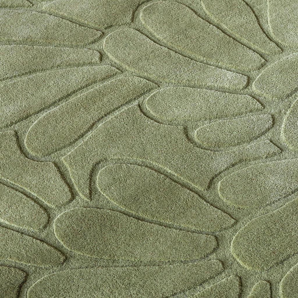 Tappeto Petali Coleby Verde Siepe