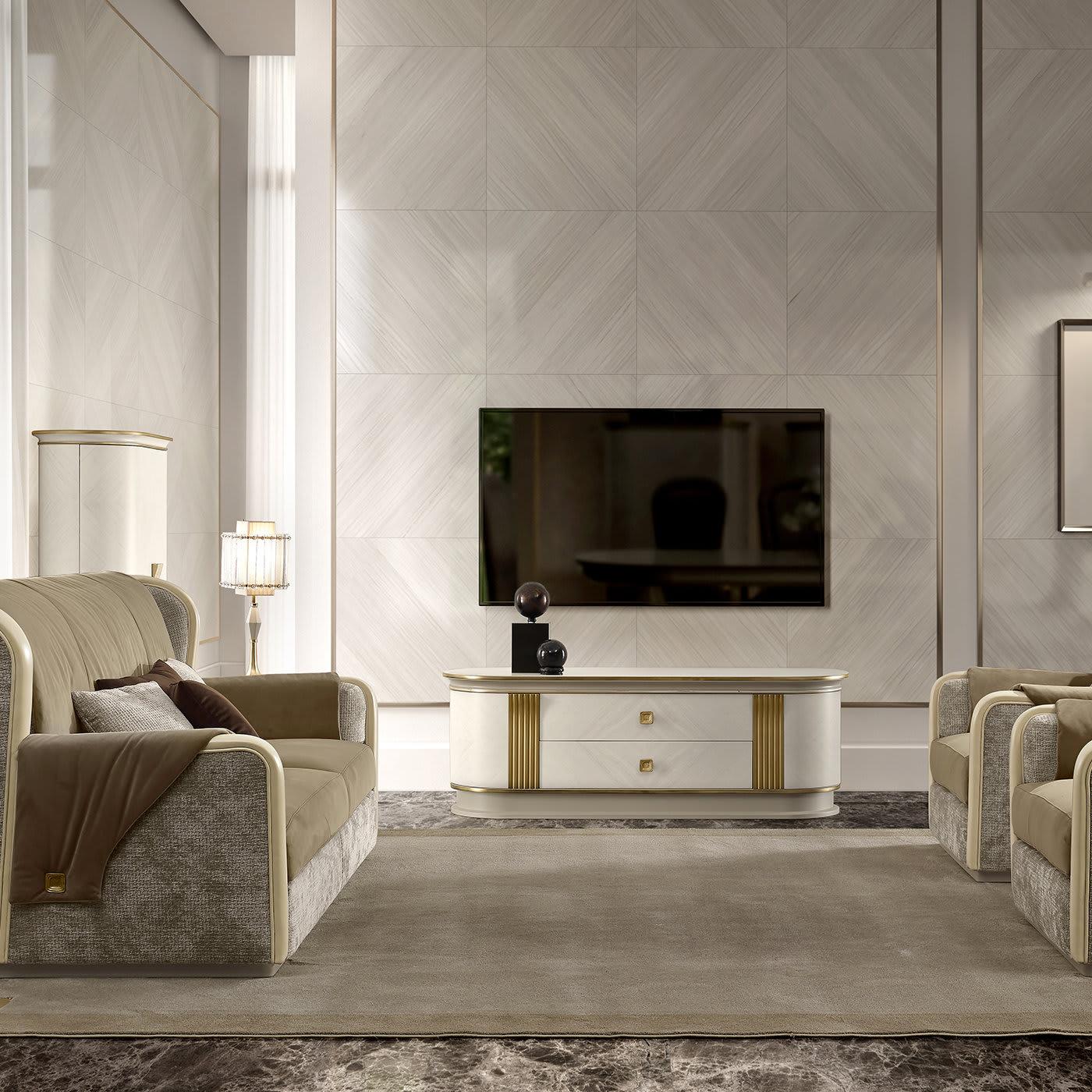 Divano Beige a 3 Posti