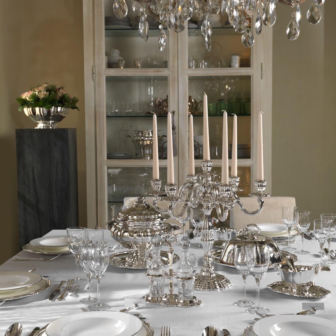 Candelabro Royal In Argento