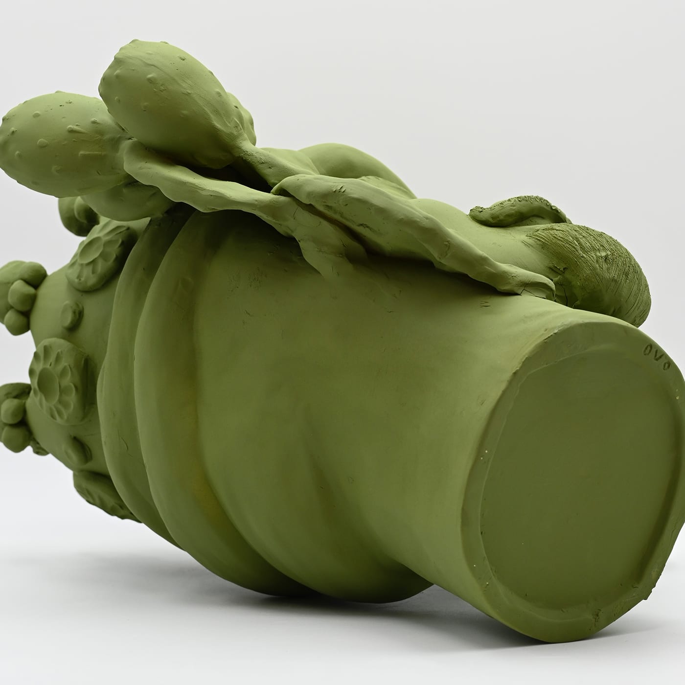Testa di Moro Verde Artigianale Scultura