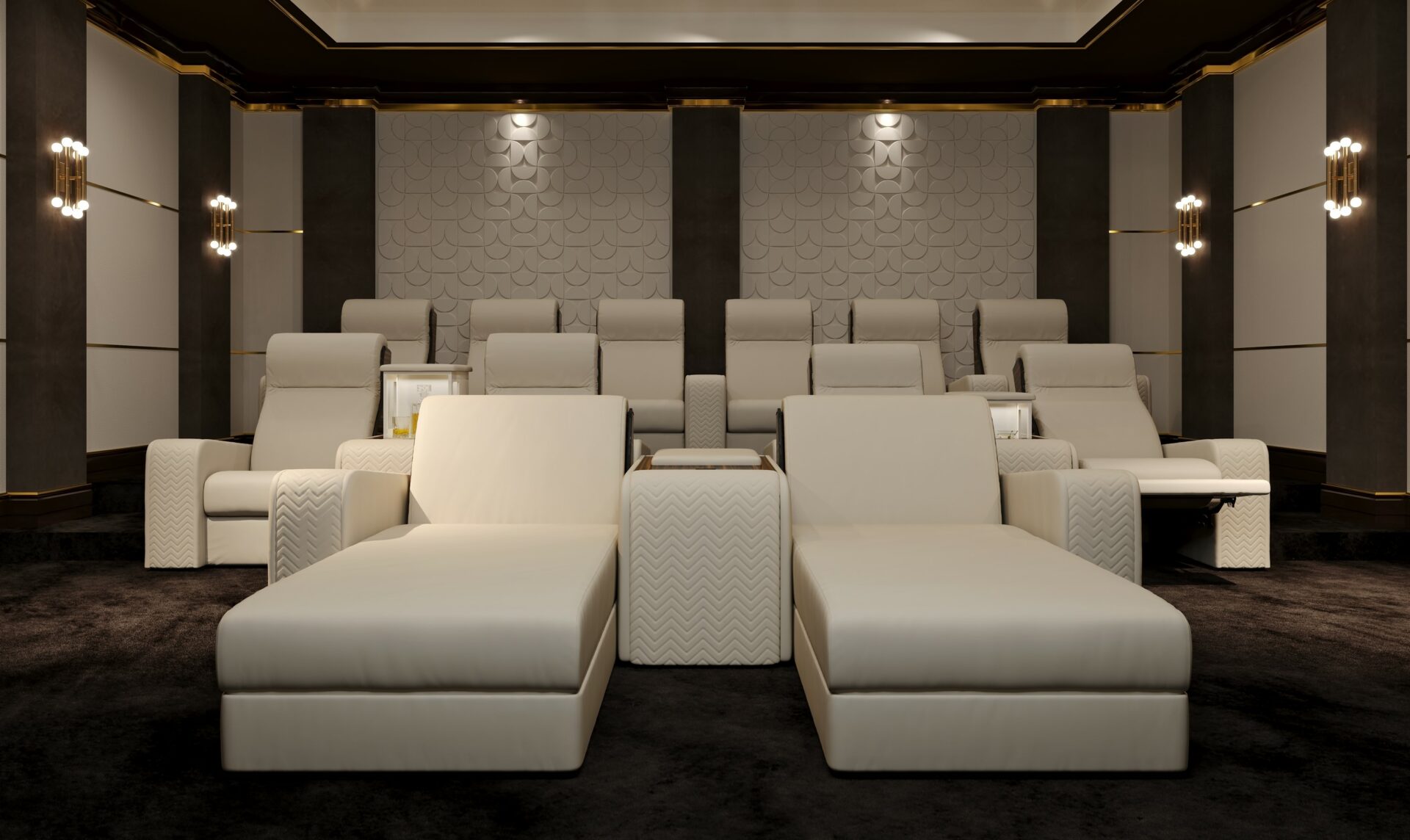 Poltrona lounge da home cinema Onassis