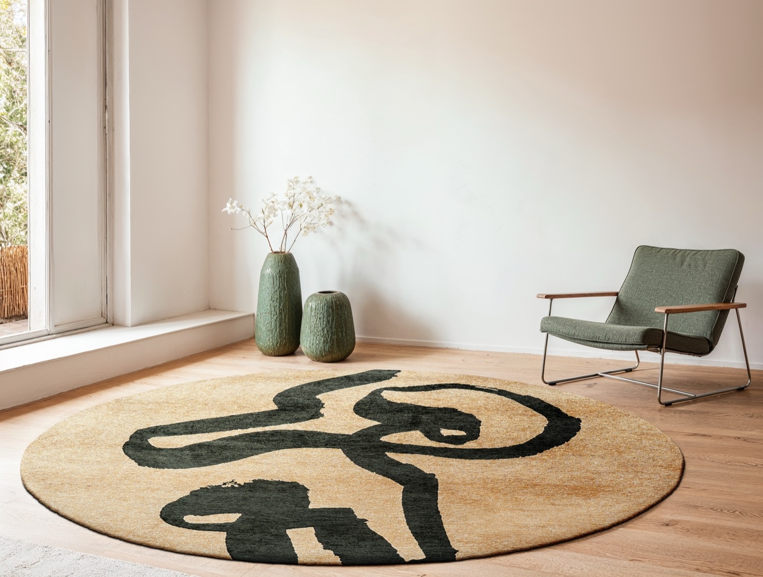 Tappeto Rotondo Garden Spirit 9848