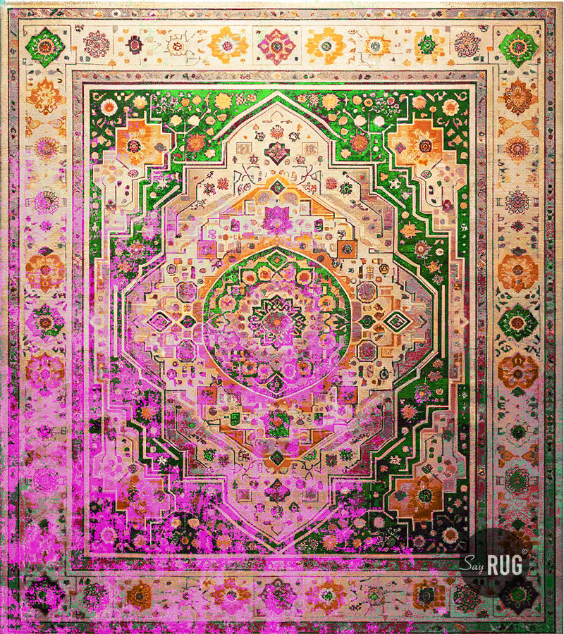 Tappeto Majestic Threads Rosa