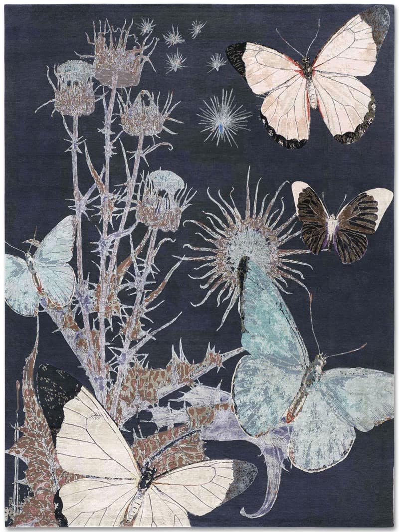 Tappeto Tessuto Butterfly