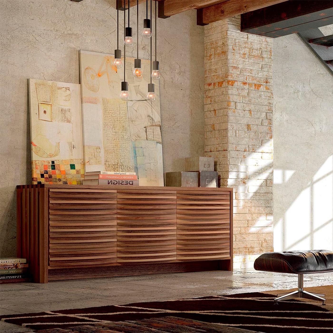 Credenza Rovere Naturale Onda
